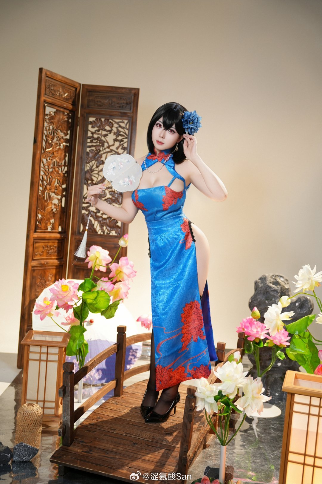 涩氨酸San《碧蓝航线》建武旗袍COSPLAY