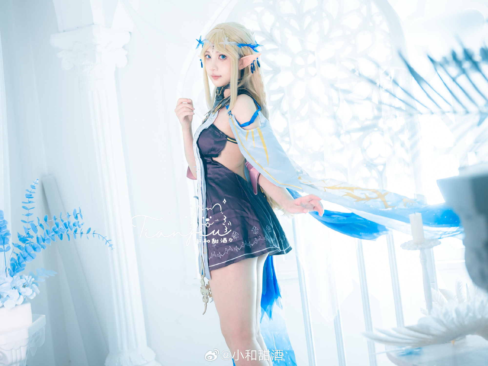 小和甜酒COSPLAY《鸣潮》卡提希娅