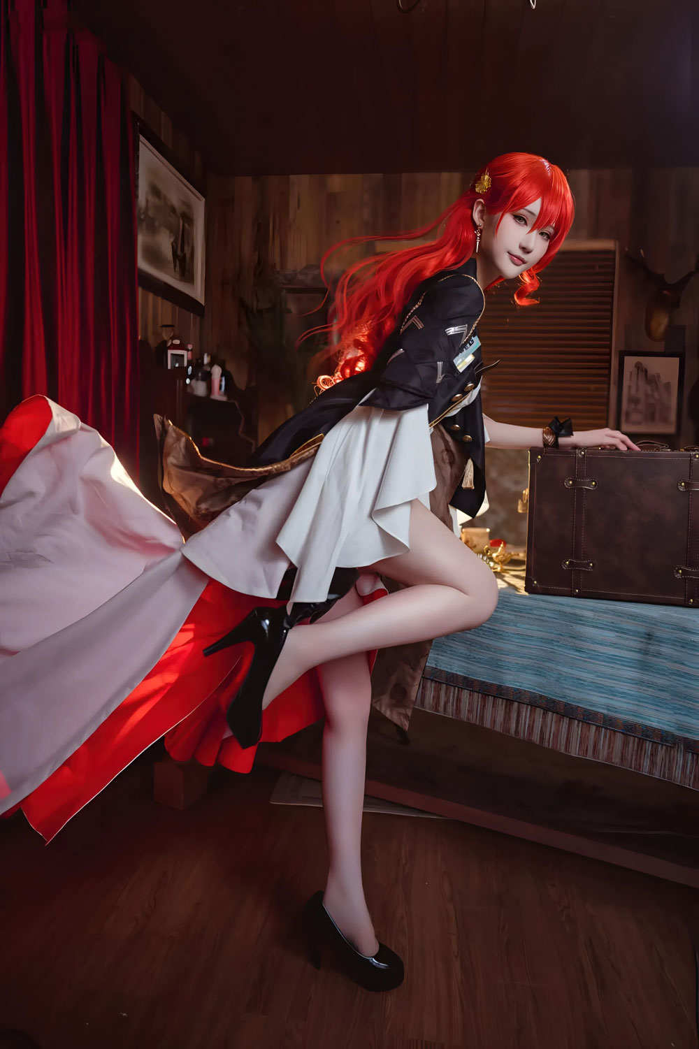 花兮_honoka 铁道 姬子COSPLAY图片写真在线看