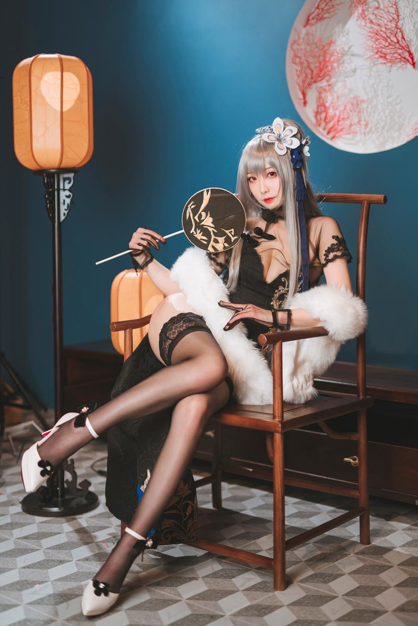 封疆疆v 路易九世旗袍COS美图在线