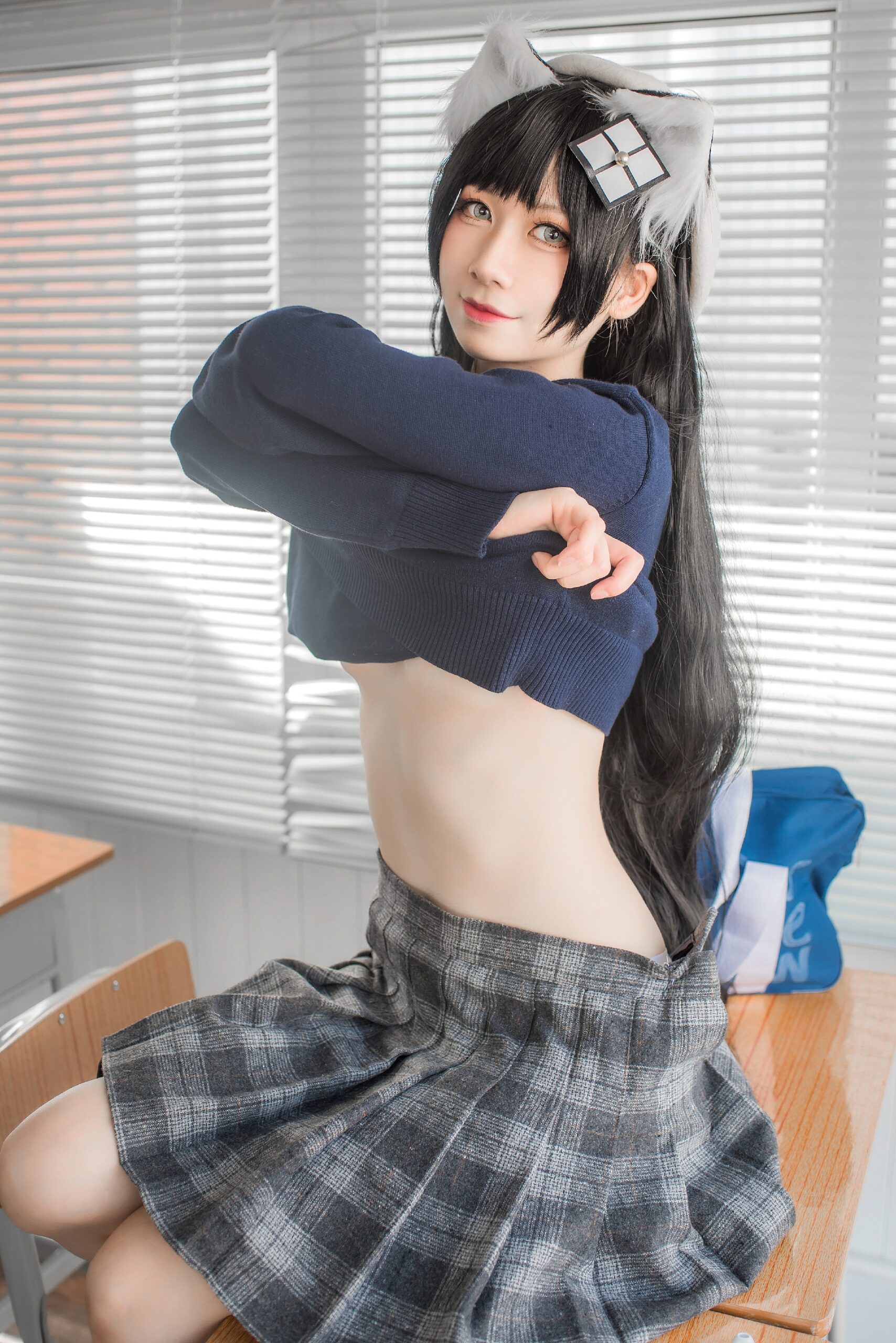 izumi泉桃子 纯白毕业季COS写真图片在线
