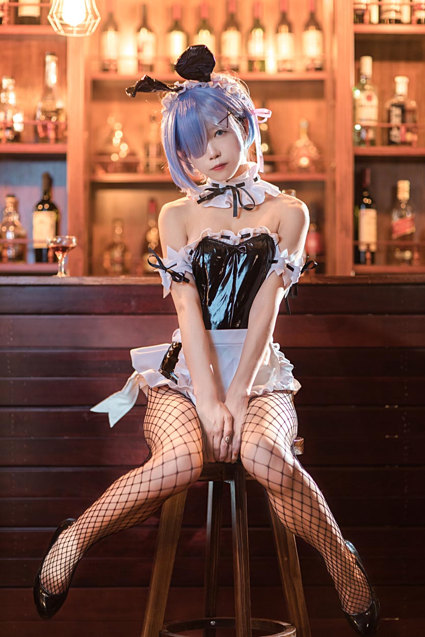 水淼aqua 雷姆COS写真图片在线欣赏 水淼aqua 雷姆COS写真图片在线欣赏