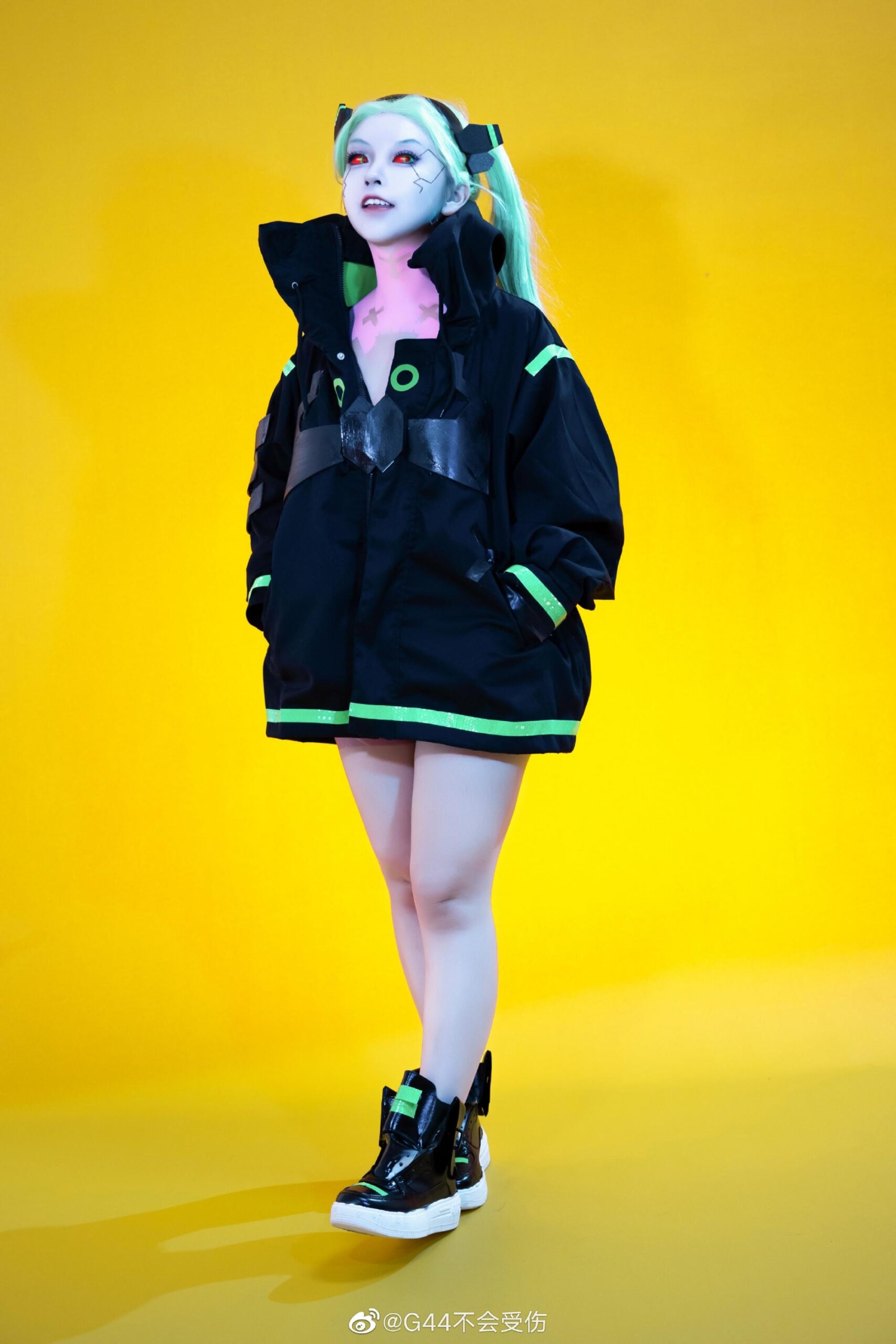 G44不会受伤 COS《赛博朋克边缘行者》瑞贝卡Rebecca角色 G44不会受伤 COS《赛博朋克边缘行者》瑞贝卡Rebecca角色