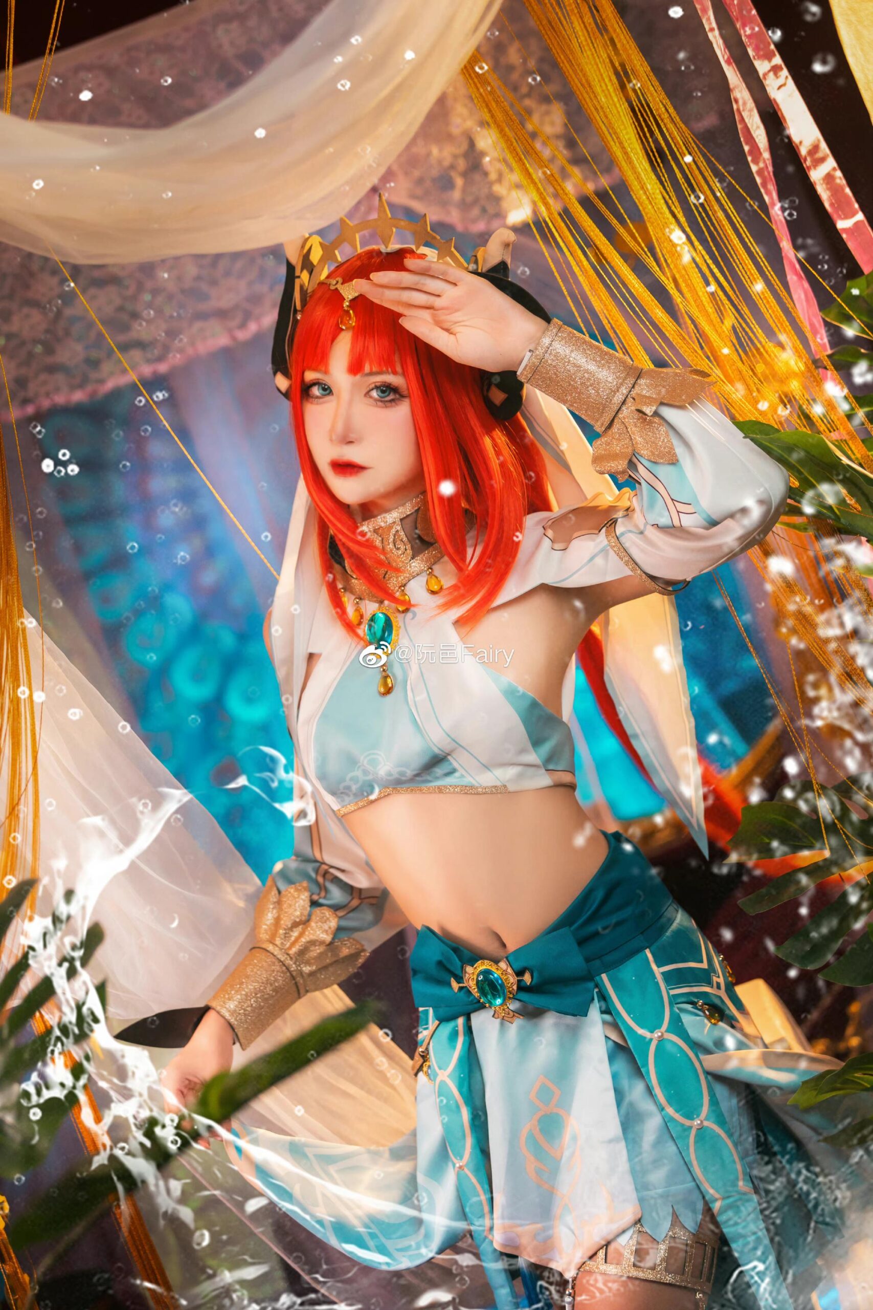 阮邑Fairy《原神》妮露cosplay图片