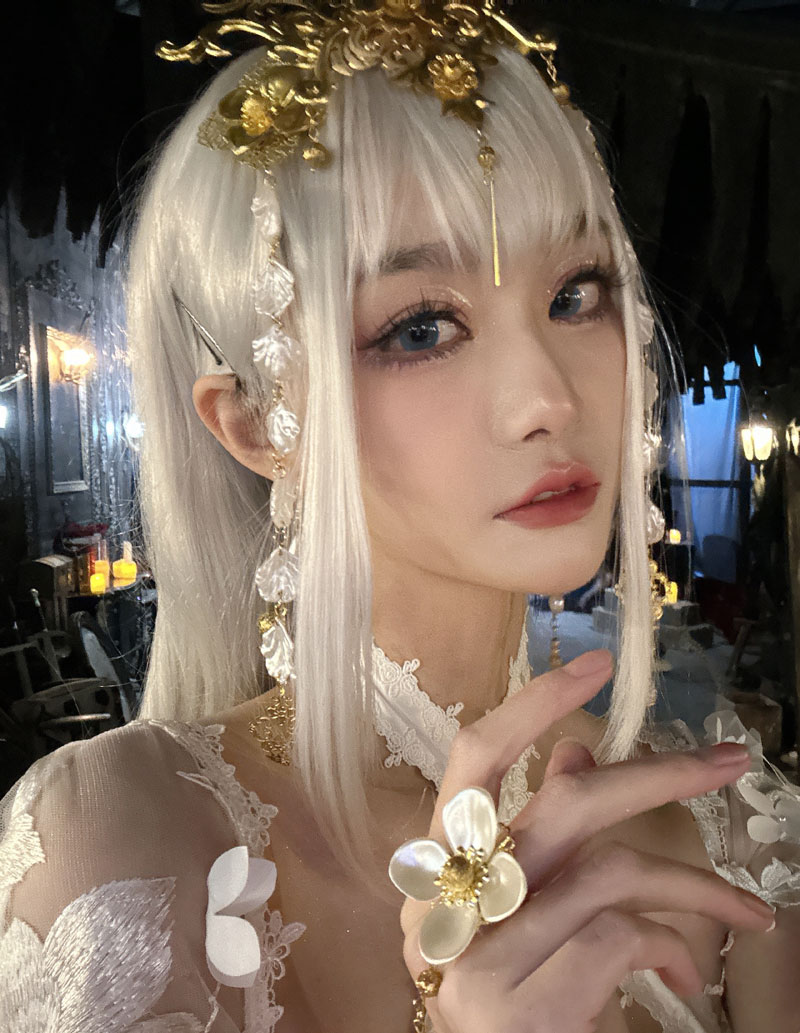 沧霁桔梗&露兒大魔王《碧蓝航线》埃姆登同人COSPLAY太美了