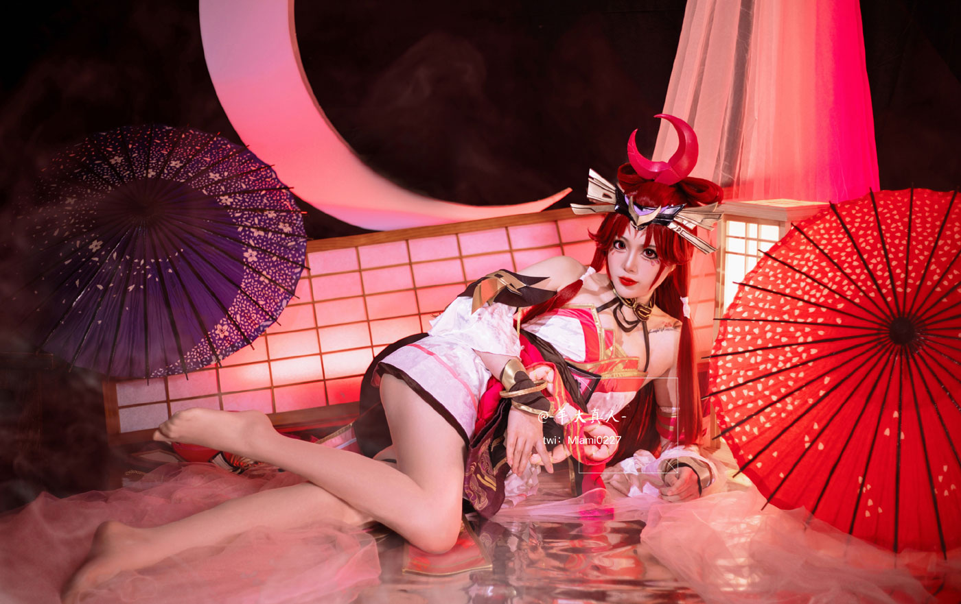 羊大真人COS《王者荣耀》不知火舞「绯月行」
