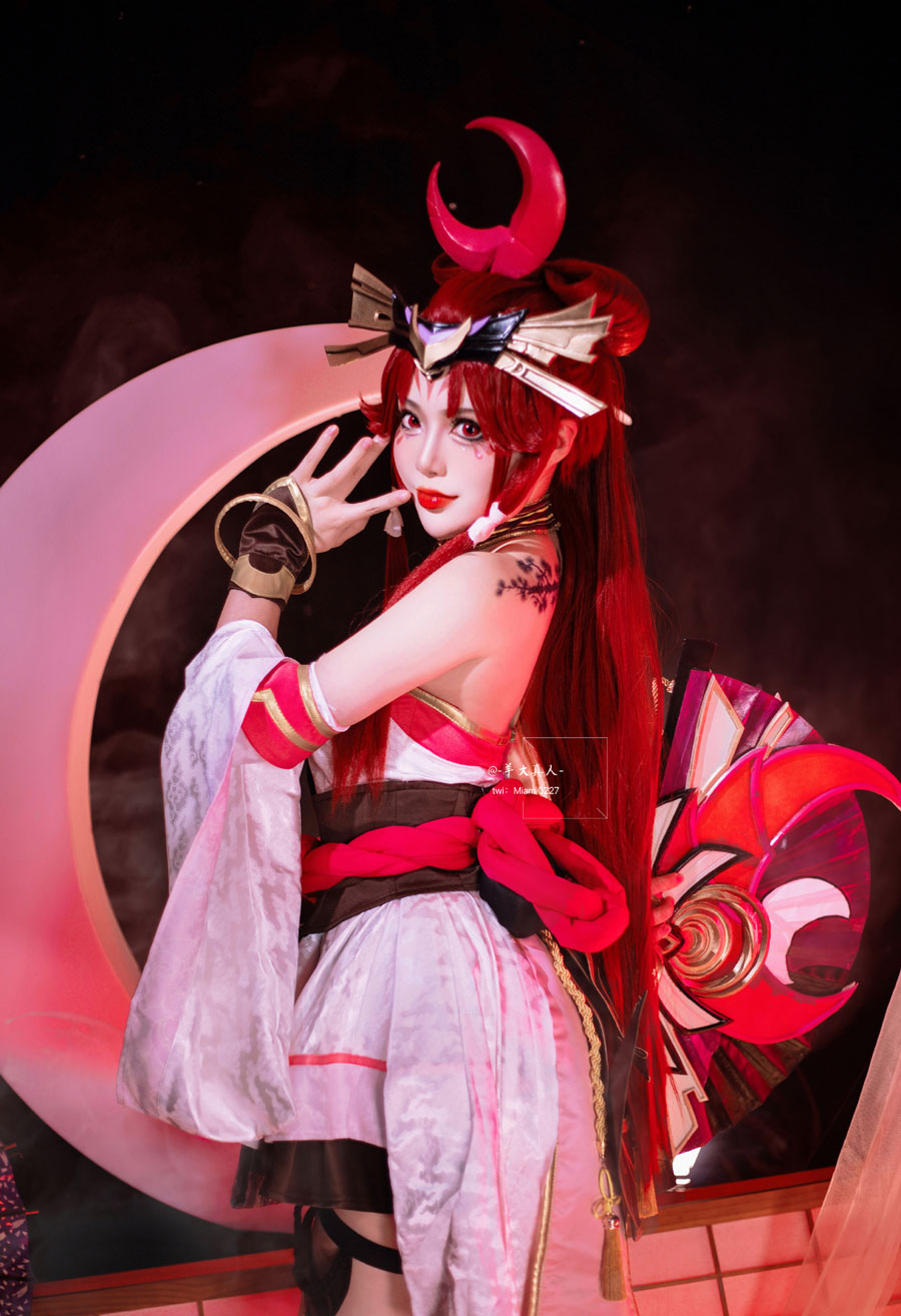 羊大真人COS《王者荣耀》不知火舞「绯月行」